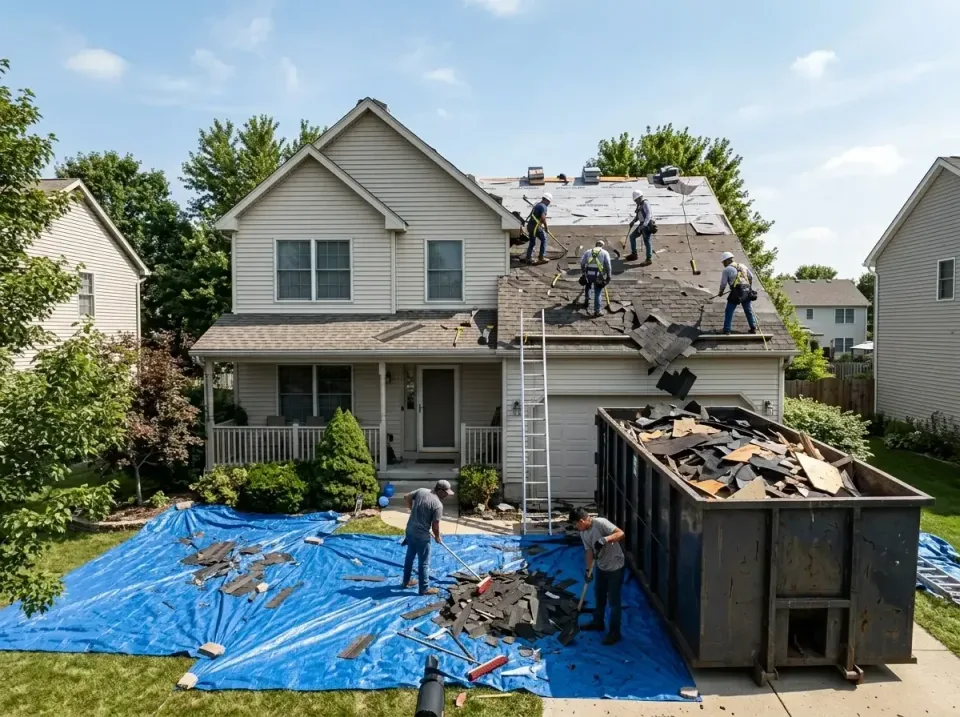 roof-replacement-debris-remova-004 — frequently asked questions, Cheapest Dumpster Rentals in Calumet City, IL